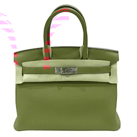 Hermès-Sac à main Hermes Birkin 30 en Rose Jaipur-Rose