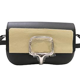 Hermès-Sac à épaule Elan de la Cavalleria Hermes-Noir