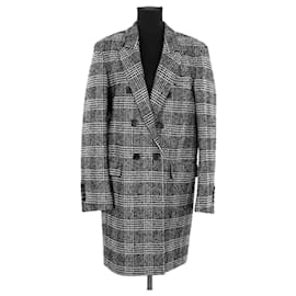 Sandro Black wool coat Black
