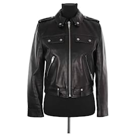 The Kooples Black leather jacket Black