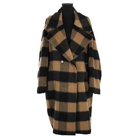 Essentiel Antwerp Brown wool coat Brown