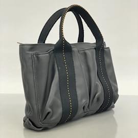 Hermès-Sac à main Hermes Caravan Horizontal Swift Noir-Noir