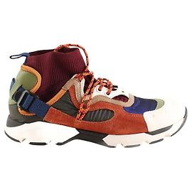 Carven Tênis de couro multicoloridos Multicor