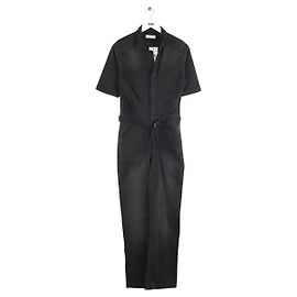 Bash Schwarzer Baumwoll-Overall Schwarz