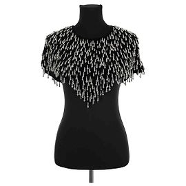 Isabel Marant Schwarzer Samtkragen Schwarz