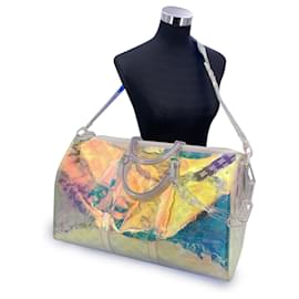 Louis Vuitton-Monogram Prism Keepall 50 Bandouliere Duffle Bag-Other