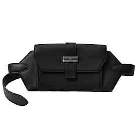 Hermès-Pochette de taille Elan Pocket 24 pour femmes Hermes-Noir
