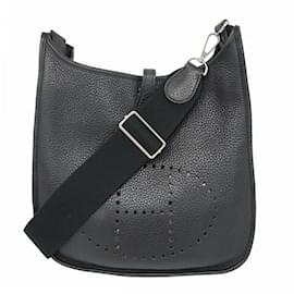 Hermès-Sac à épaule Hermes Evelyn 3PM-Noir