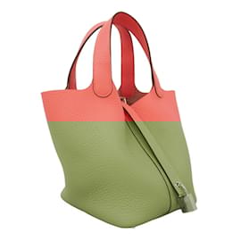 Hermès-Sac à main Hermes Picotin Lock PM-Rose