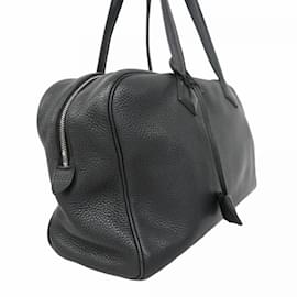 Hermès-Sac à main Hermes Victoria 35-Noir
