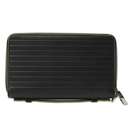 Christian Dior-Christian Dior Men's Long Leather Wallet-Black