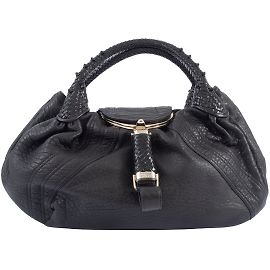 Fendi Spy Bag Handbag Black