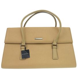 Burberry Beige PVC Handbag Beige