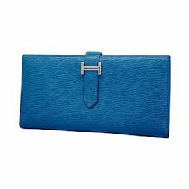 Hermès-Portefeuille Long Hermes Bearn Soufflet-Autre