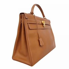 Hermès-Sac à main Hermes Kelly 40 en or-Doré