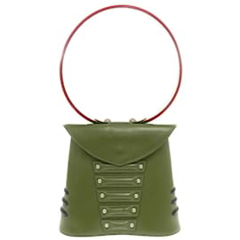 Hermès-Sac à épaule en box calf East d'Hermès-Rouge,Bleu Marine