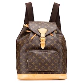 Louis Vuitton-Louis Vuitton Brown Monogram Montsouris GM-Brown