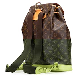 Louis Vuitton-Louis Vuitton Brown Monogram Montsouris GM-Brown