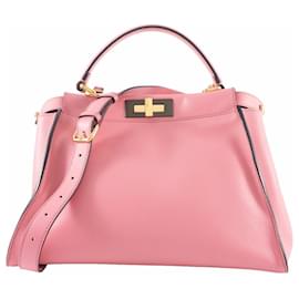 Fendi-Fendi Peekaboo Handbag-Pink
