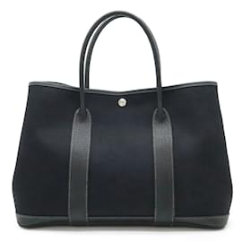 Hermès-Sac Tote PM Hermes Garden-Noir