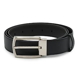 Cartier-Cinto de couro reversível Cartier-Preto,Castanho escuro