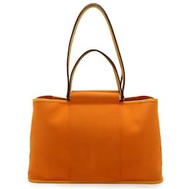 Hermès-Sac à main Hermès Cabag Elan PM-Orange