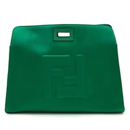Fendi-Fendi Peekaboo Defender Handbag-Green
