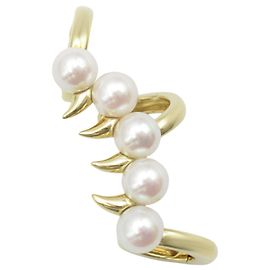 Pendiente de Perla TASAKI Dangerous Scorpion Au750 Blanco