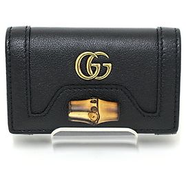 Gucci Diana Schlüsselcase in Schwarz Schwarz