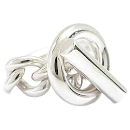 Hermès Anello Croisette da uomo Hermes Argento