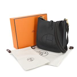 Hermès-Sac à bandoulière Hermes Evelyne TPM Amazon-Noir