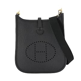 Hermès-Sac à bandoulière Hermes Evelyne TPM Amazon-Noir