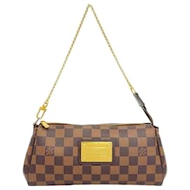 Louis Vuitton-Pochete Damier Eva Louis Vuitton em Ebene-Damier ebene