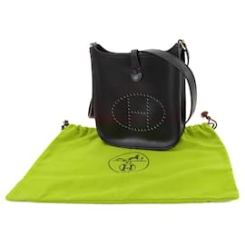 Hermès-Sac à épaule Hermes Evelyne TPM-Noir