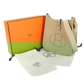 Hermès-Sac à bandoulière Hermes Evelyne TPM Amazon-Beige