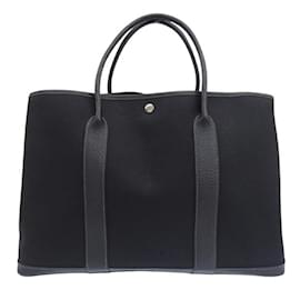 Hermès-Sac à main Hermes Garden GM-Noir