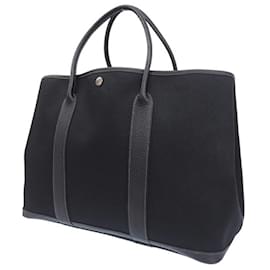 Hermès-Sac à main Hermes Garden GM-Noir