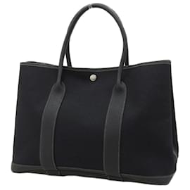 Hermès-Sac à main PM Hermes Garden 36-Noir
