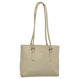 Borsa a spalla PRADA in pelle nylon bianco argento autentica bs26360 Argento Bianco
