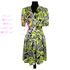 Givenchy-Givenchy multicolored silk dress-Multiple colors