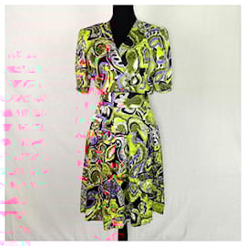 Givenchy-Givenchy multicolored silk dress-Multiple colors