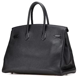 Hermès-Hermès Birkin Retourne 35 en Togo Noir-Noir
