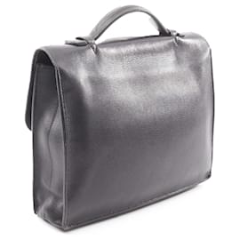 Hermès-Sac à Dépêches 27 en Cuir Clémence Noir d'Hermès-Noir
