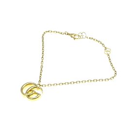 Bracciale charm Gucci GG Marmont in oro giallo 18K D'oro