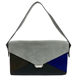 Céline Clutch in suede colorblock Celine Cline Trio Altro
