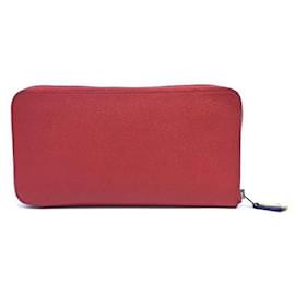 Hermès-Portefeuille Long HermèS Silk'In (R) (7543642)-Rouge