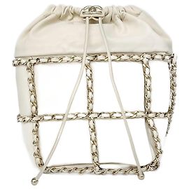Bolso de cadena con cordón CHANEL (4566074) Castaño