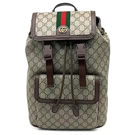 Gucci-Gucci Ophidia Small Backpack (792114) (10153240)-Brown