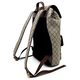 Gucci-Gucci Ophidia Small Backpack (792114) (10153240)-Brown