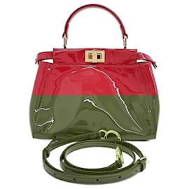 Fendi-Fendi Peekaboo Mini (8bn244) (10133687)-Red